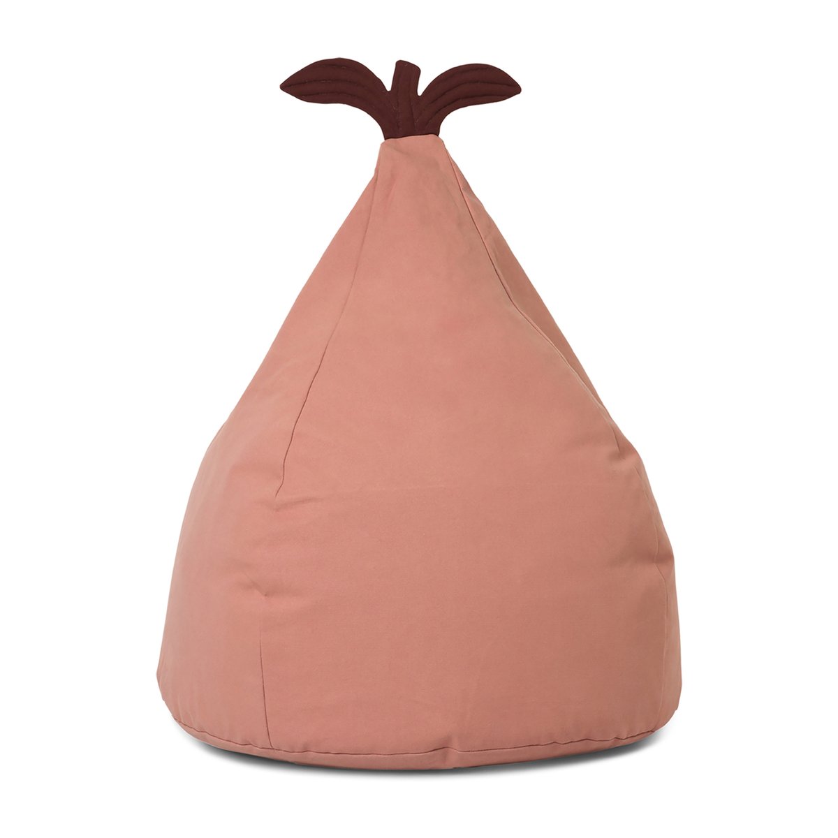 ferm LIVING Pouf Pear bean bag Dusty Rose | Design Scandinave | Accessoires pour chambre d'enfants | Rose