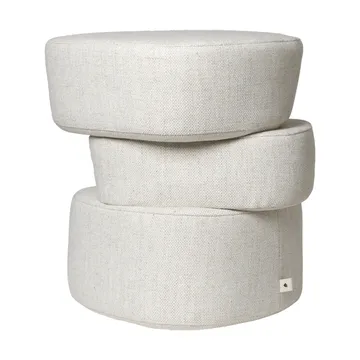 Pouf Plyo staple - Off-white - Ferm Living