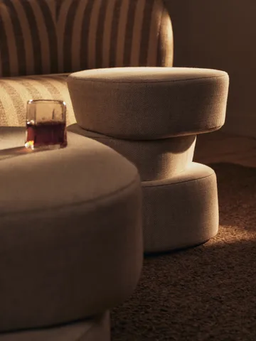 Pouf Plyo staple - Off-white - Ferm Living