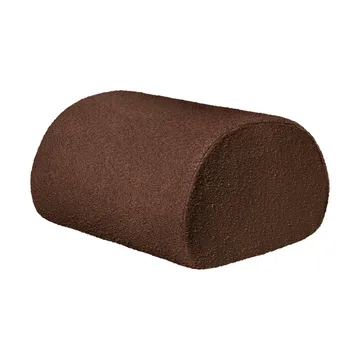 Pouf Rouli pure bouclé - Marron châtaigne - Ferm Living