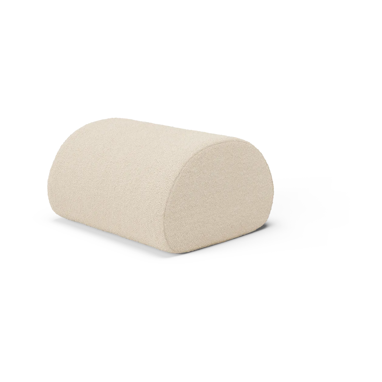 Pouf Rouli pure bouclé, Off-white Ferm Living