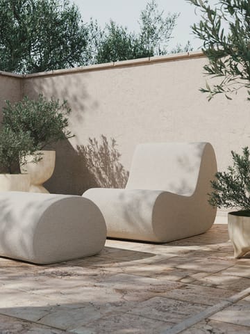 Pouf Rouli pure bouclé - Off-white - Ferm Living