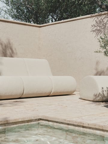 Pouf Rouli pure bouclé - Off-white - Ferm Living