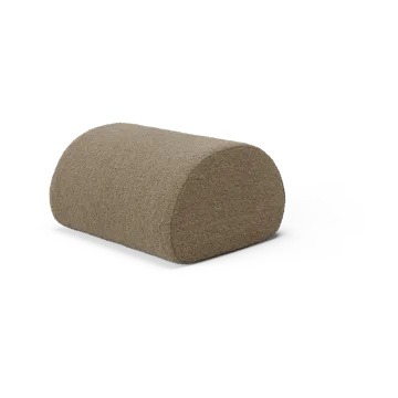 Pouf Rouli pure bouclé - Sand - Ferm Living