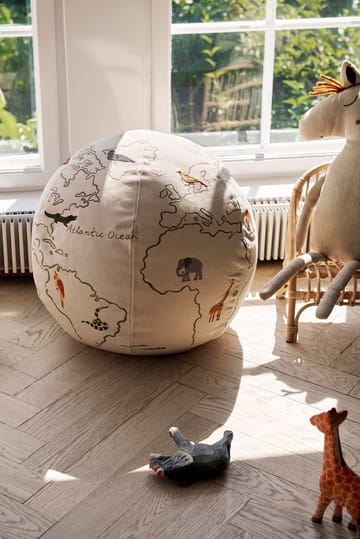 Pouf The World - Blanc cassé - Ferm Living