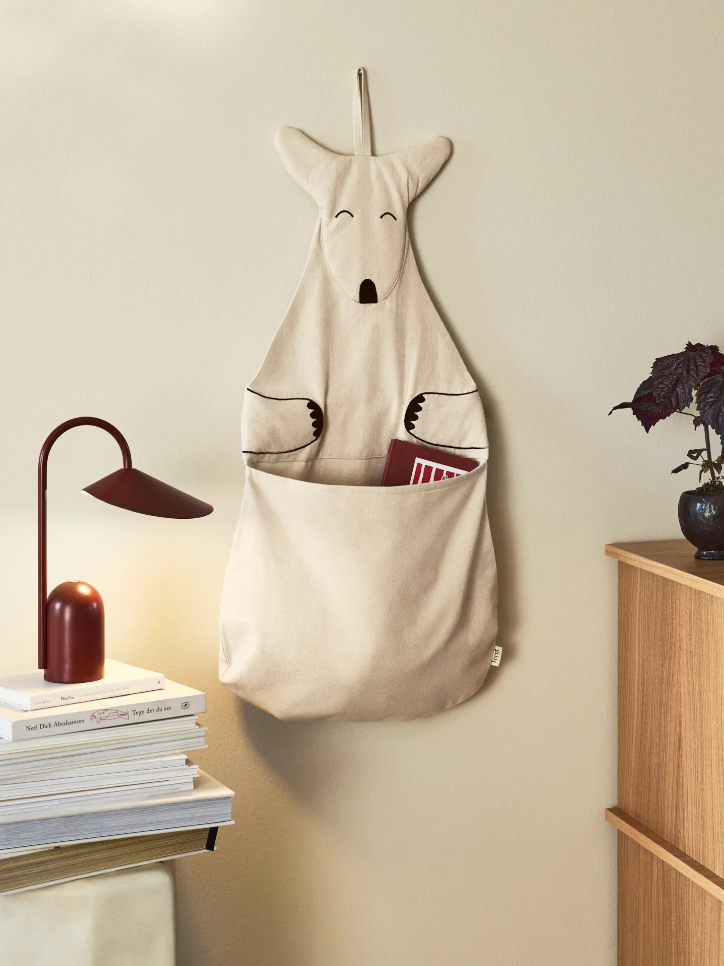 Rangement mural Kangaroo, Undyed Ferm Living