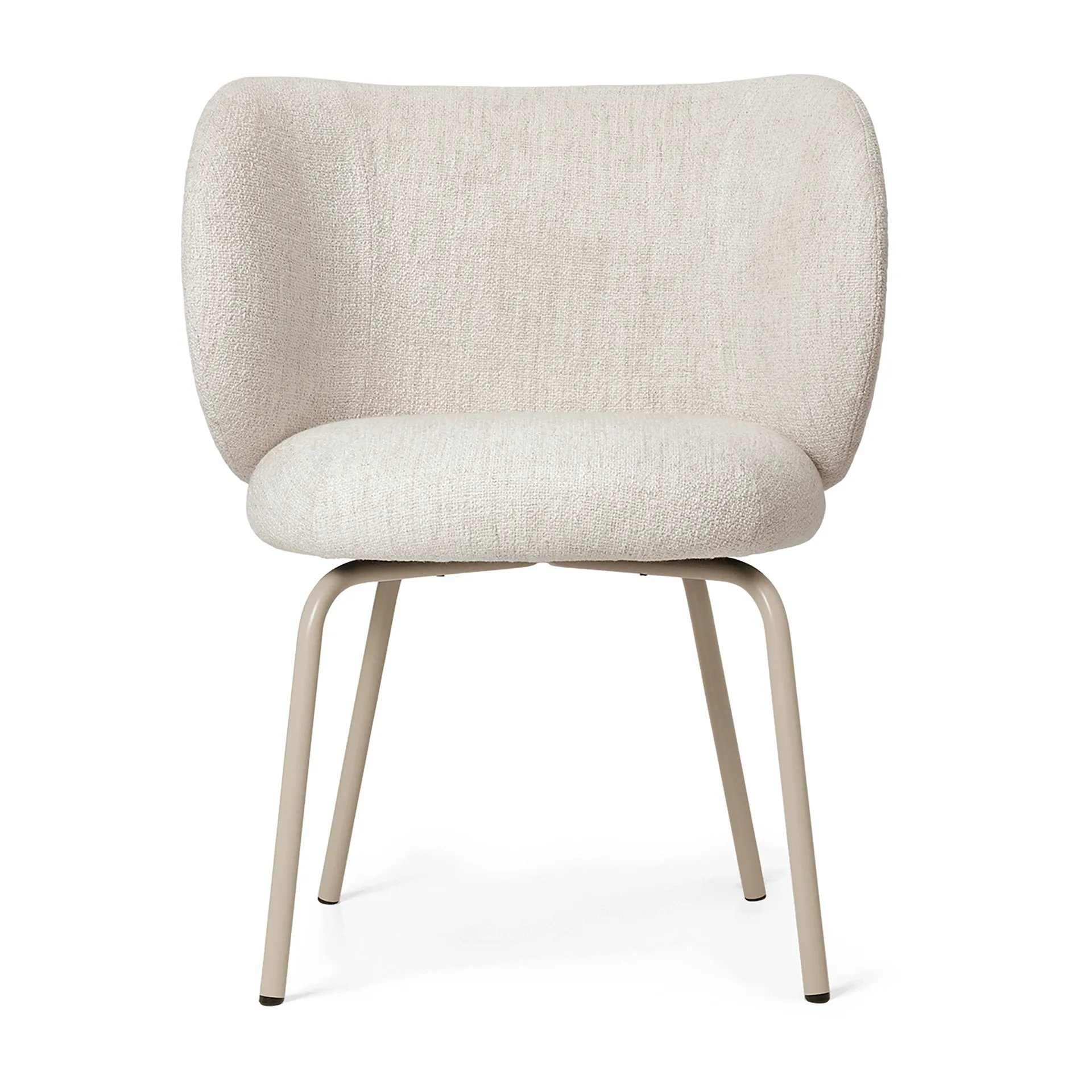 Rico dining chair bouclé, Off-white-cashmere Ferm Living