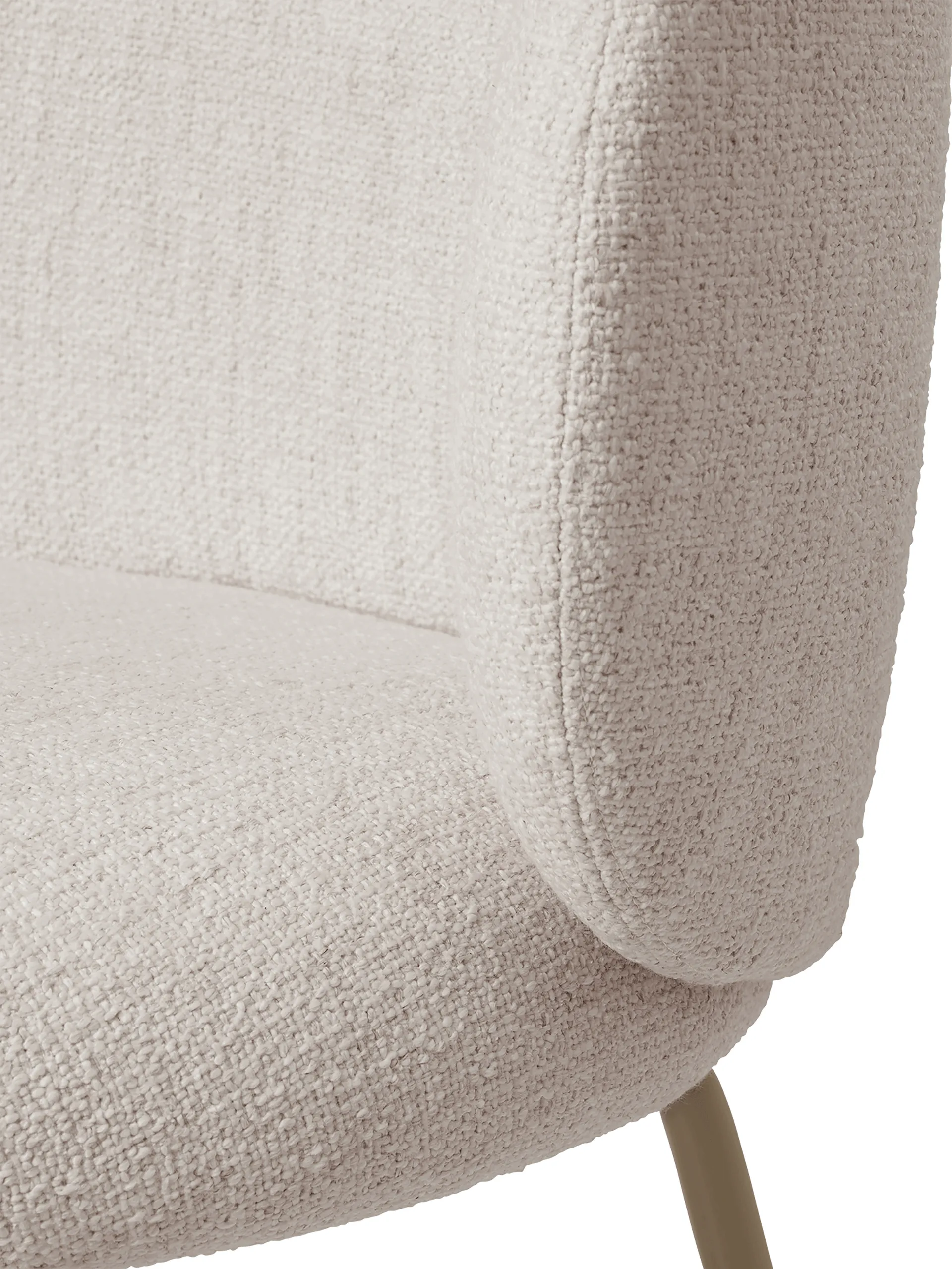 Rico dining chair bouclé, Off-white-cashmere Ferm Living