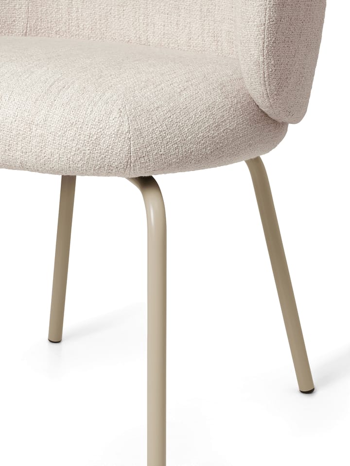 Rico dining chair bouclé - Off-white-cashmere - ferm LIVING