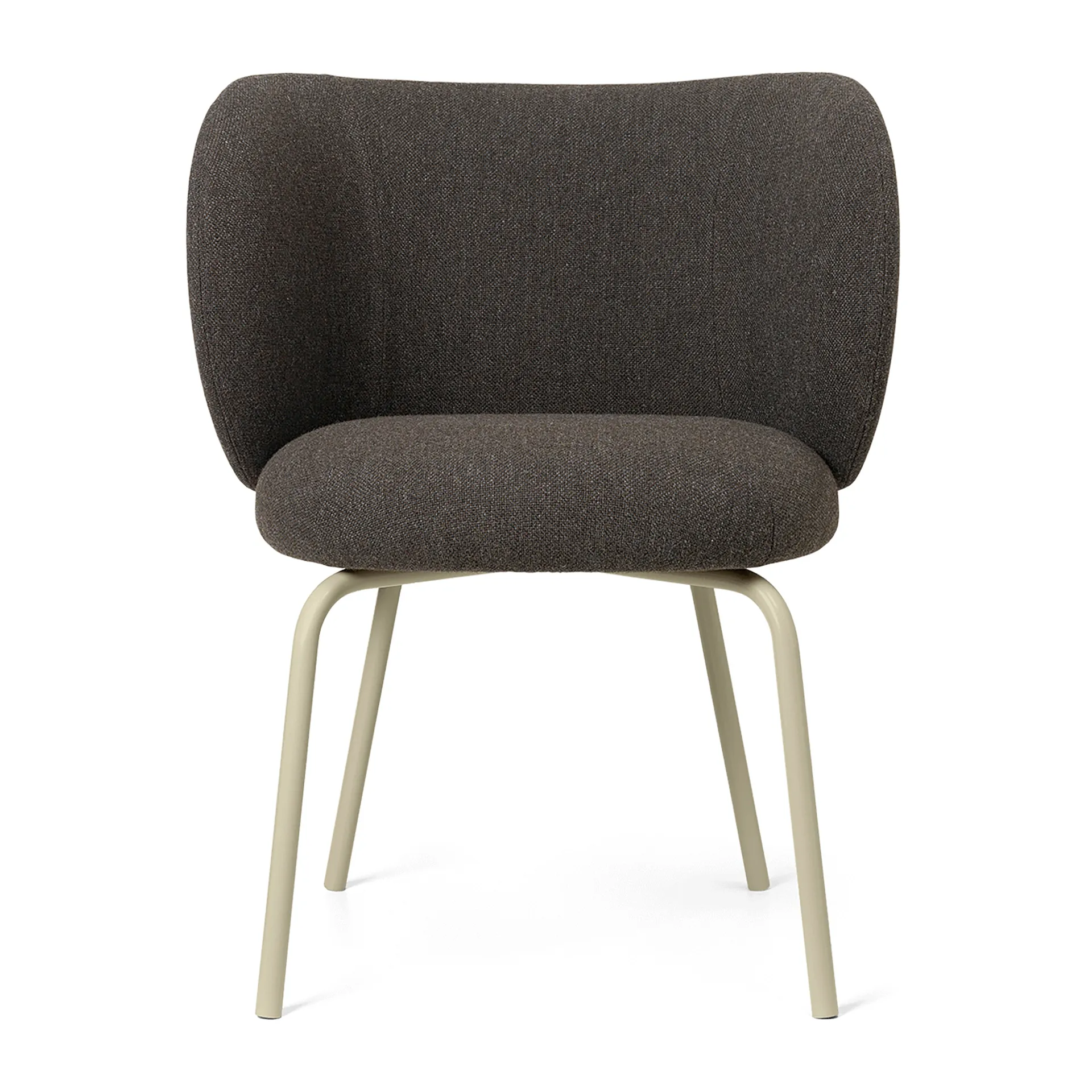 Rico dining chair hallingdal, Dark grey brown-cashmmere Ferm Living
