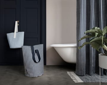 Rideau de douche Chambray - Bleu-gris - Ferm Living