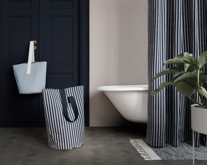 Rideau de douche Chambray - Bleu-gris - ferm LIVING