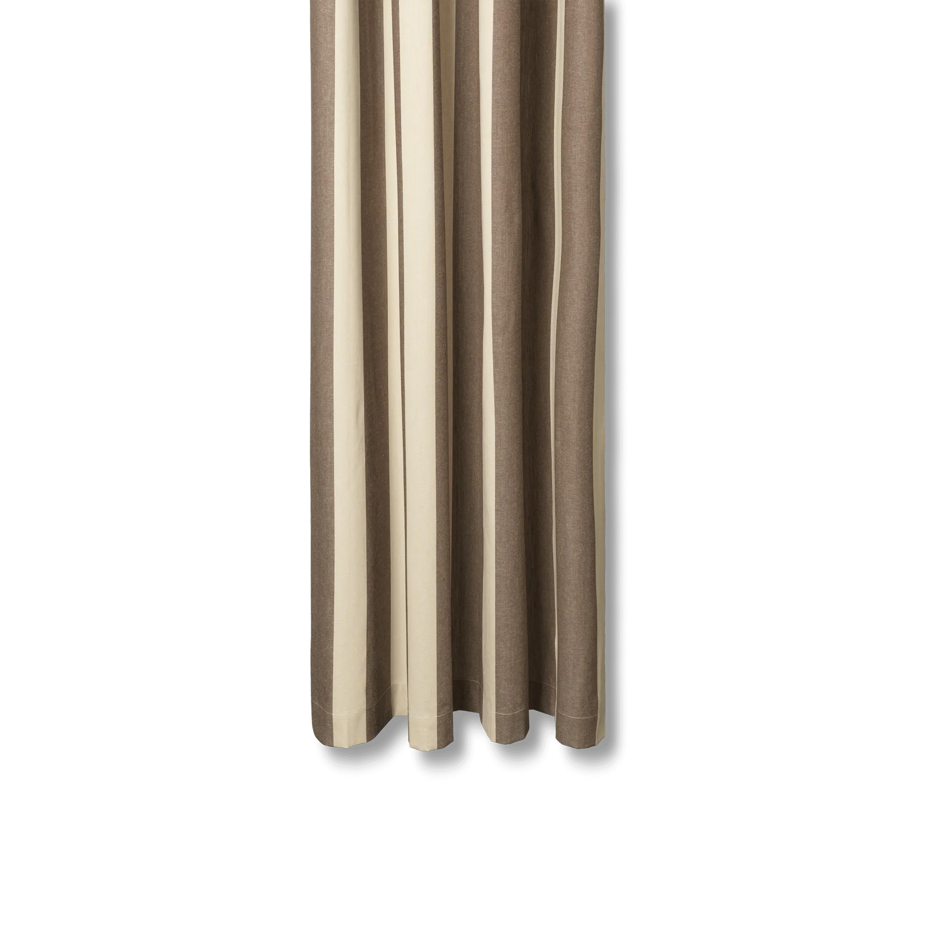 Rideau de douche Chambray, Carob brown-parchment Ferm Living