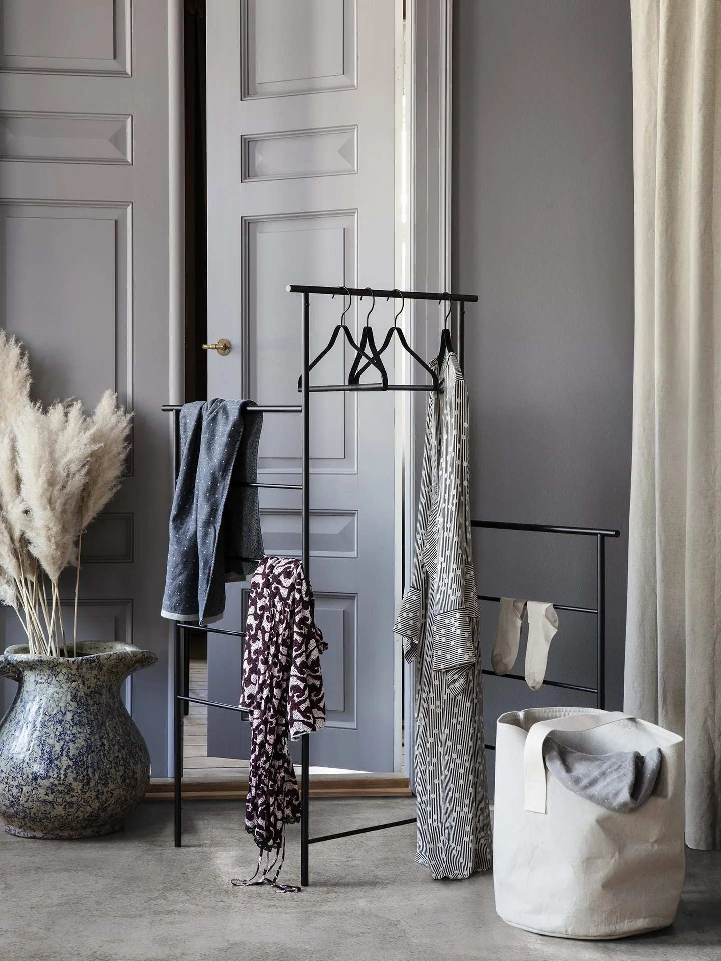 Rideau de douche Chambray, Sable Ferm Living