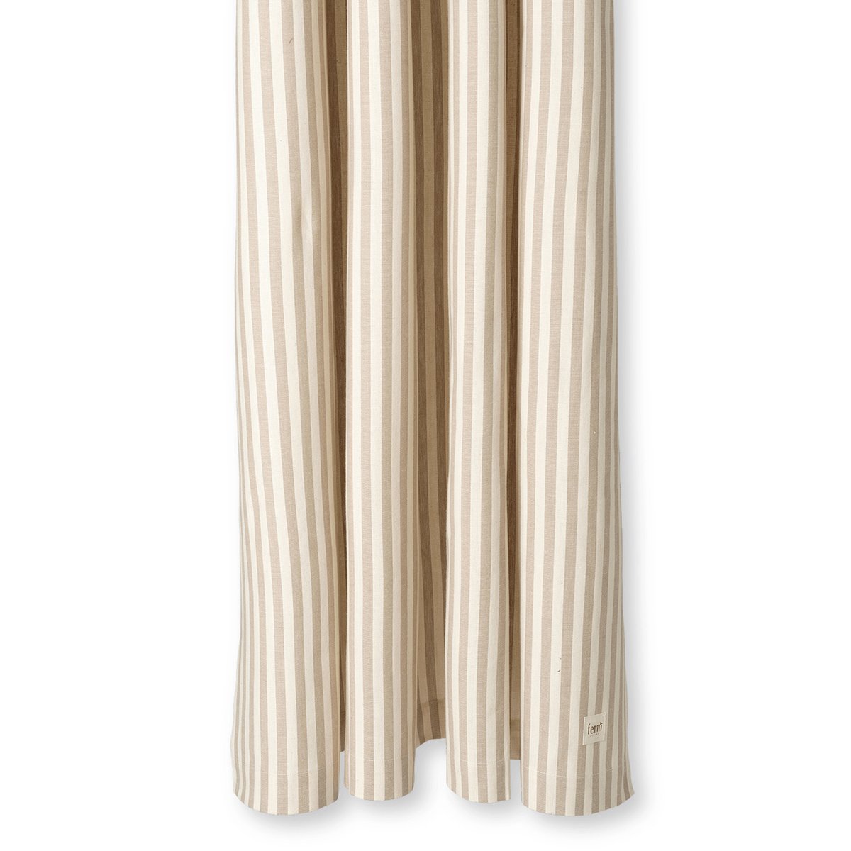 ferm LIVING Rideau de douche Chambray Sand-off white