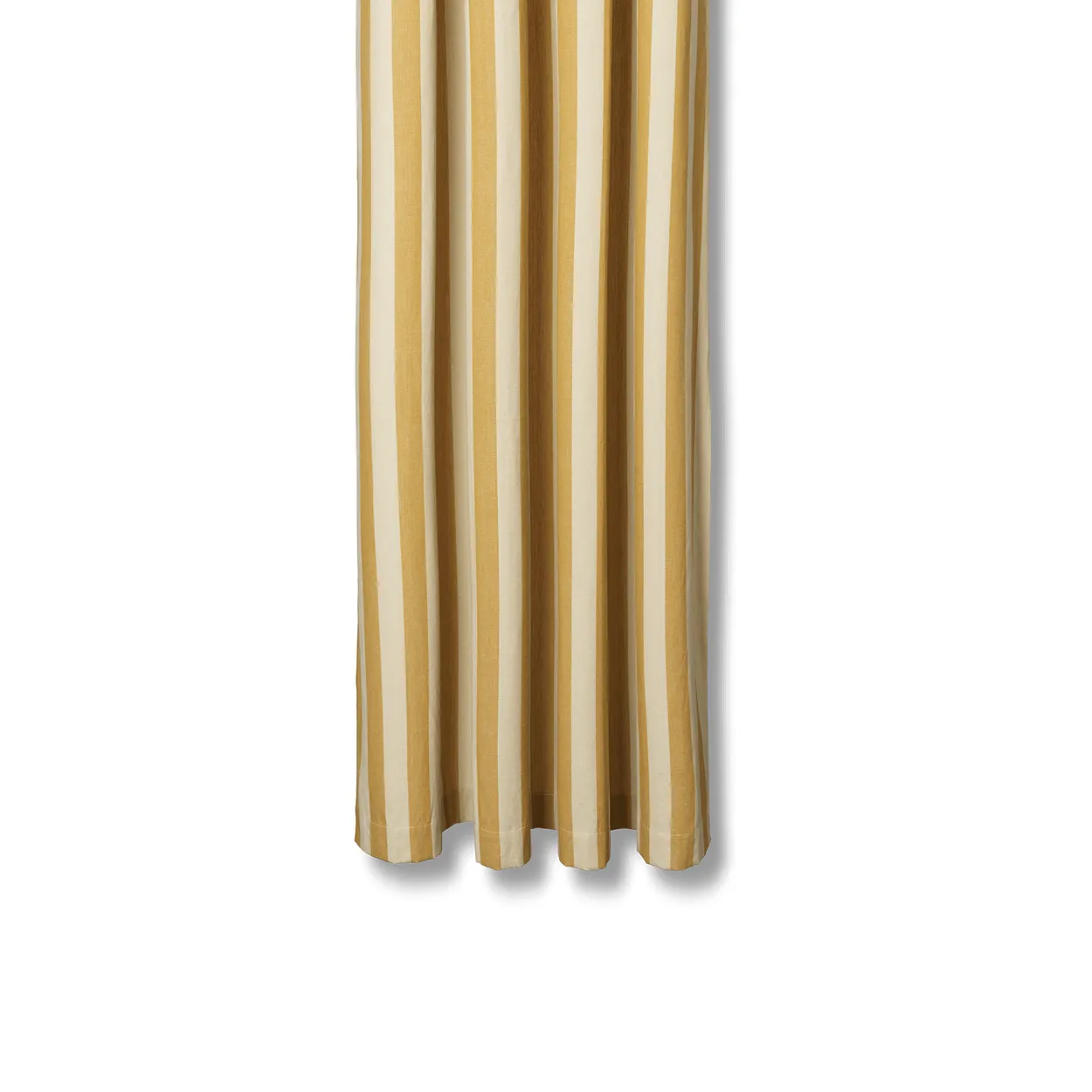 Ferm Living Rideau de douche Chambray Warm yellow-parchment