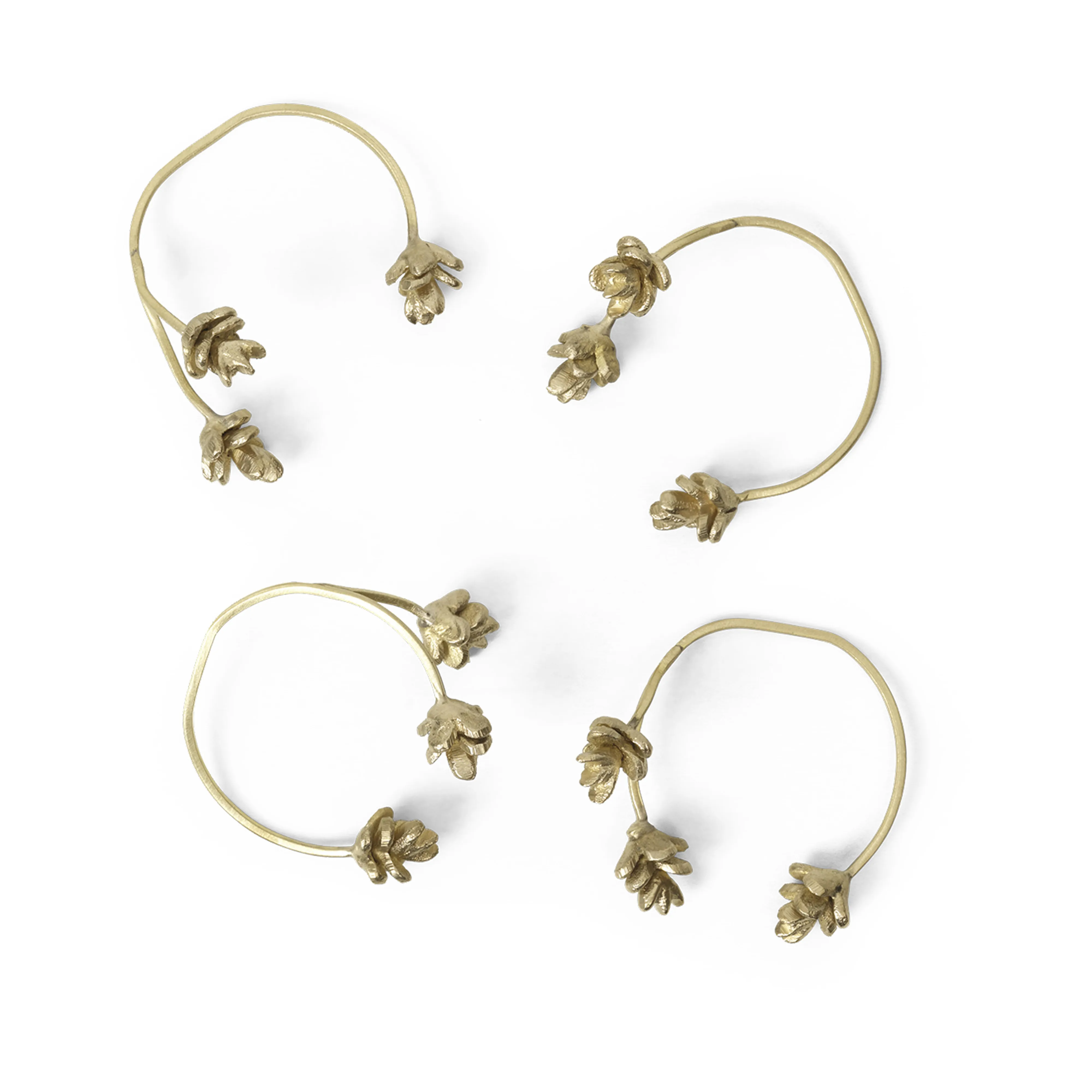 Bague Porte Serviette Bidet Laiton Bronzé Double Nœud