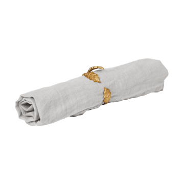Rond de serviette Holly leaf Ø5,3 cm, 4 pièces - Brass - Ferm Living
