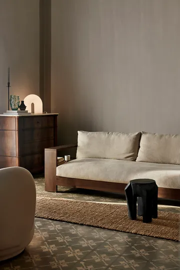 Root tabouret rond Ø30x40 cm - Black stained - Ferm Living
