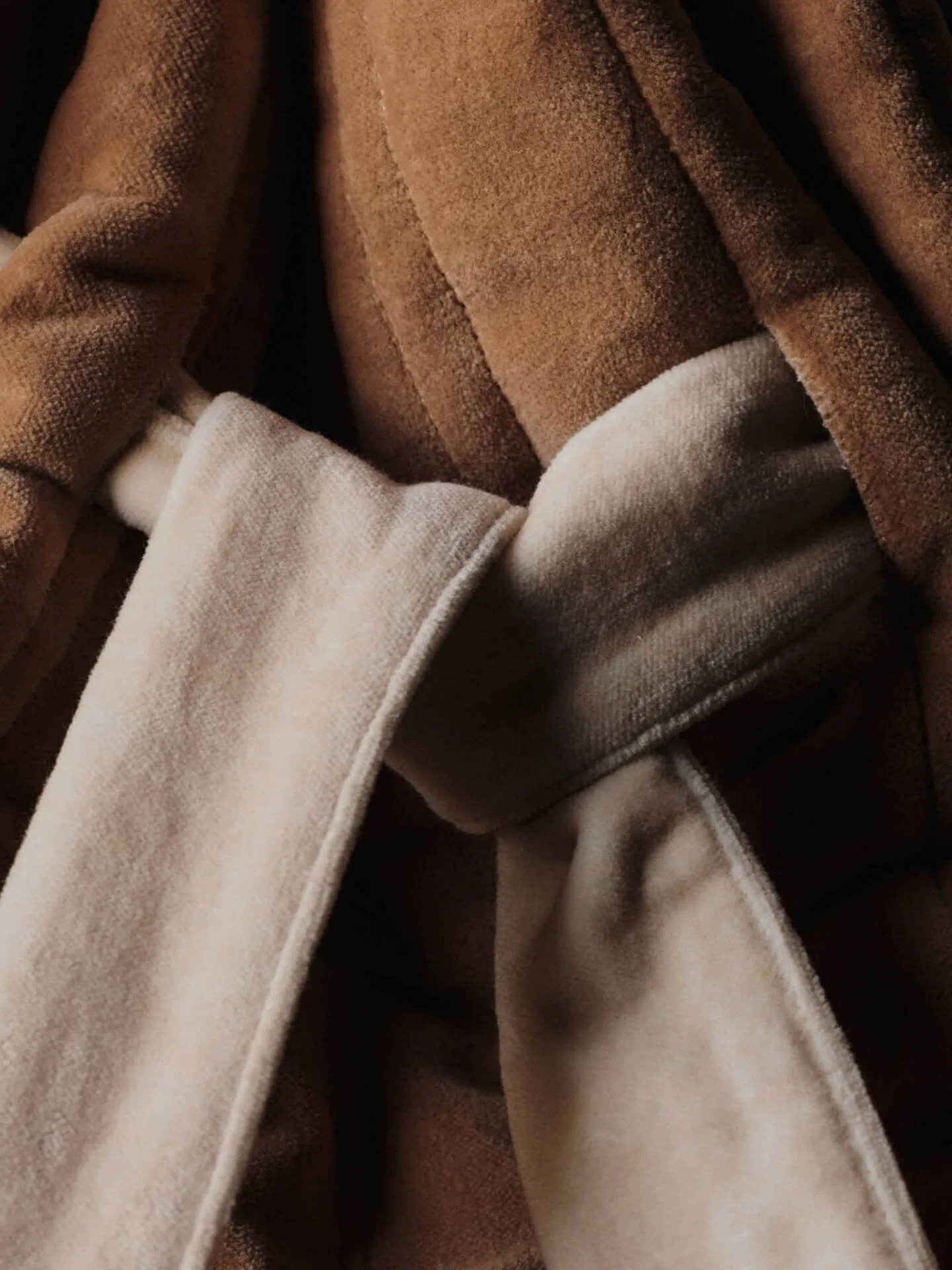 Sac matelassé Vari 50x70 cm, Velvet-tan Ferm Living