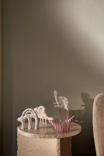 Sculpture Donna - White, red - Ferm Living