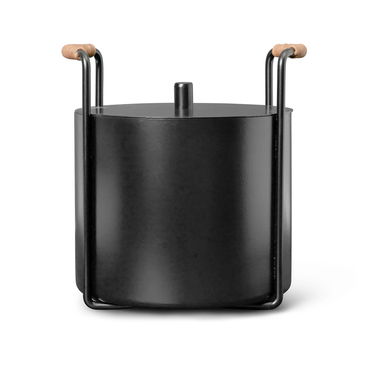Seau à cendres et à bois d'allumage Port, Black Ferm Living