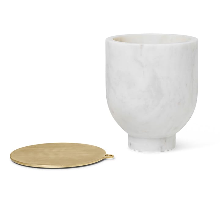 Seau à glace Alza, Blanc Marbre Ferm Living