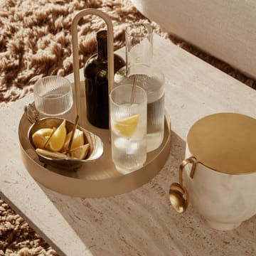 Seau à glace Alza - Blanc Marbre - Ferm Living