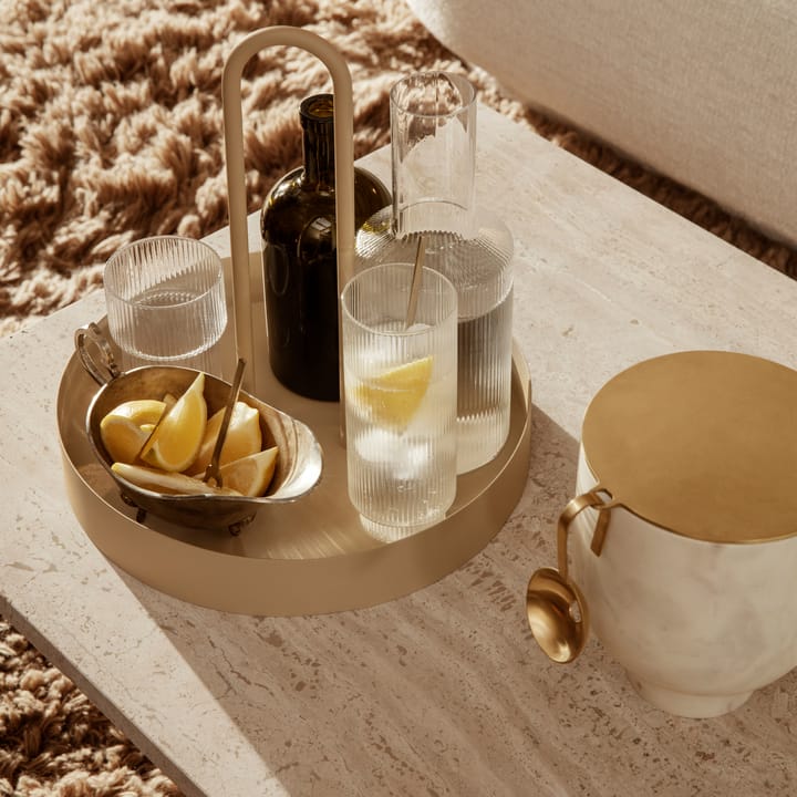 Seau à glace Alza, Blanc Marbre Ferm Living