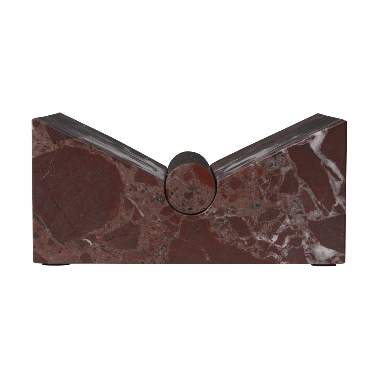 Serre-livres Tvara, Rosso levanto, 22x22 cm Ferm Living