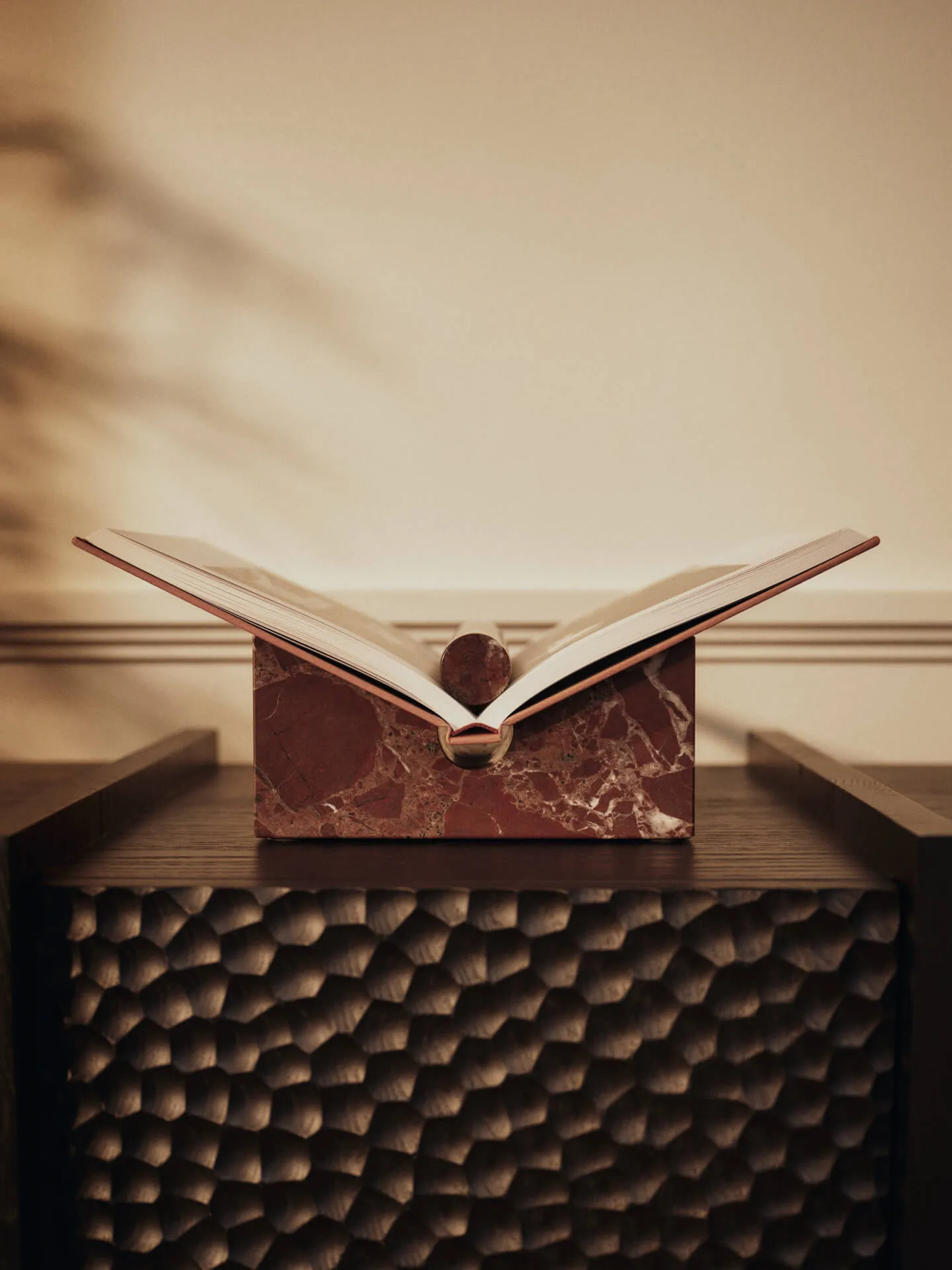 Serre-livres Tvara, Rosso levanto, 22x22 cm Ferm Living