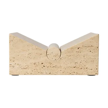 Serre-livres Tvara - Travertin, 22x22 cm - Ferm Living