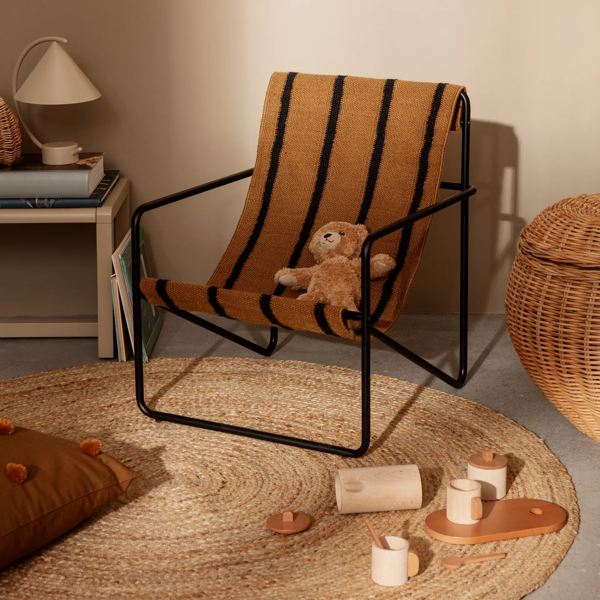 Service pour enfants Toro en bois, Natural Ferm Living