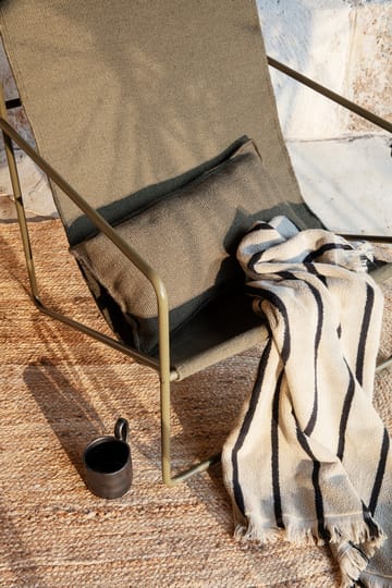Serviette de bain Alee 70x140 cm - Sand-black - Ferm Living