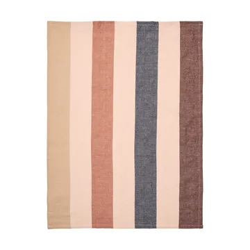 Serviette de cuisine Hale 50x70 cm - Cashmere-mocha-indigo blue - Ferm Living