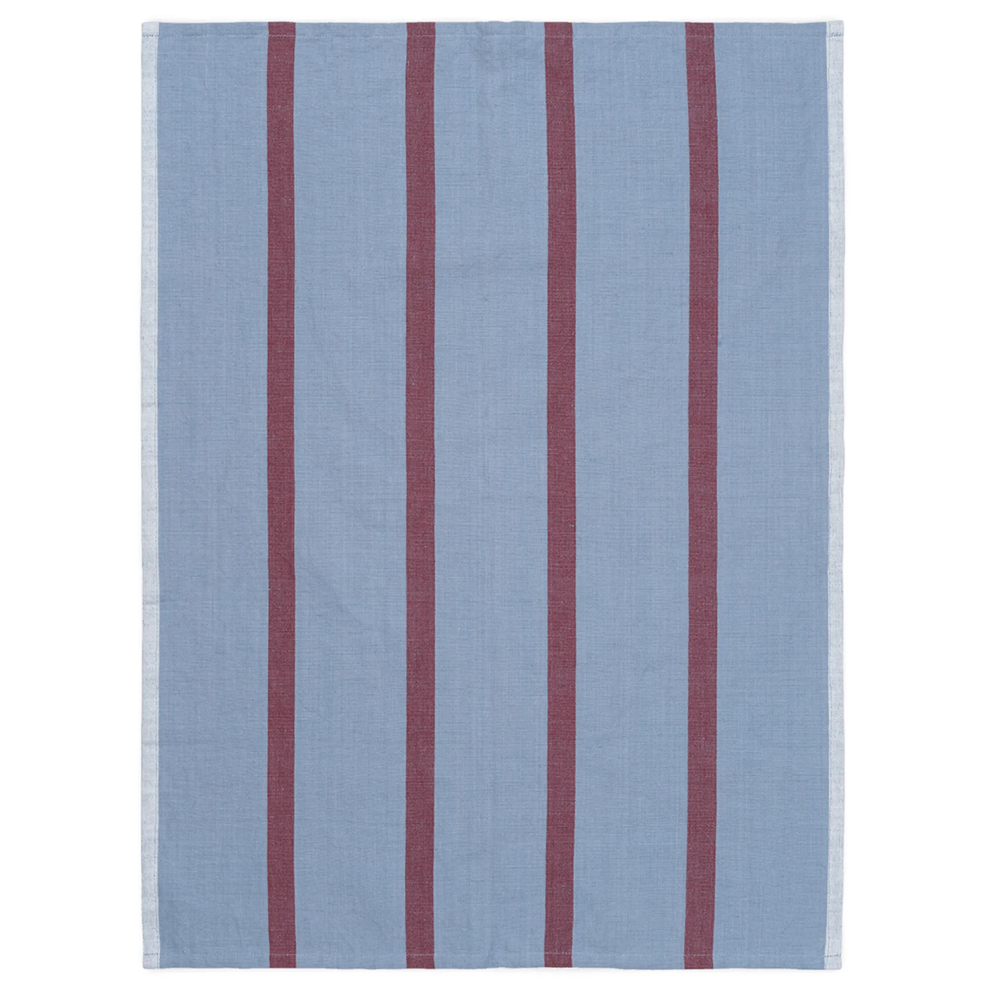 Serviette de cuisine Hale 50x70 cm, Faded blue-burgundy Ferm Living