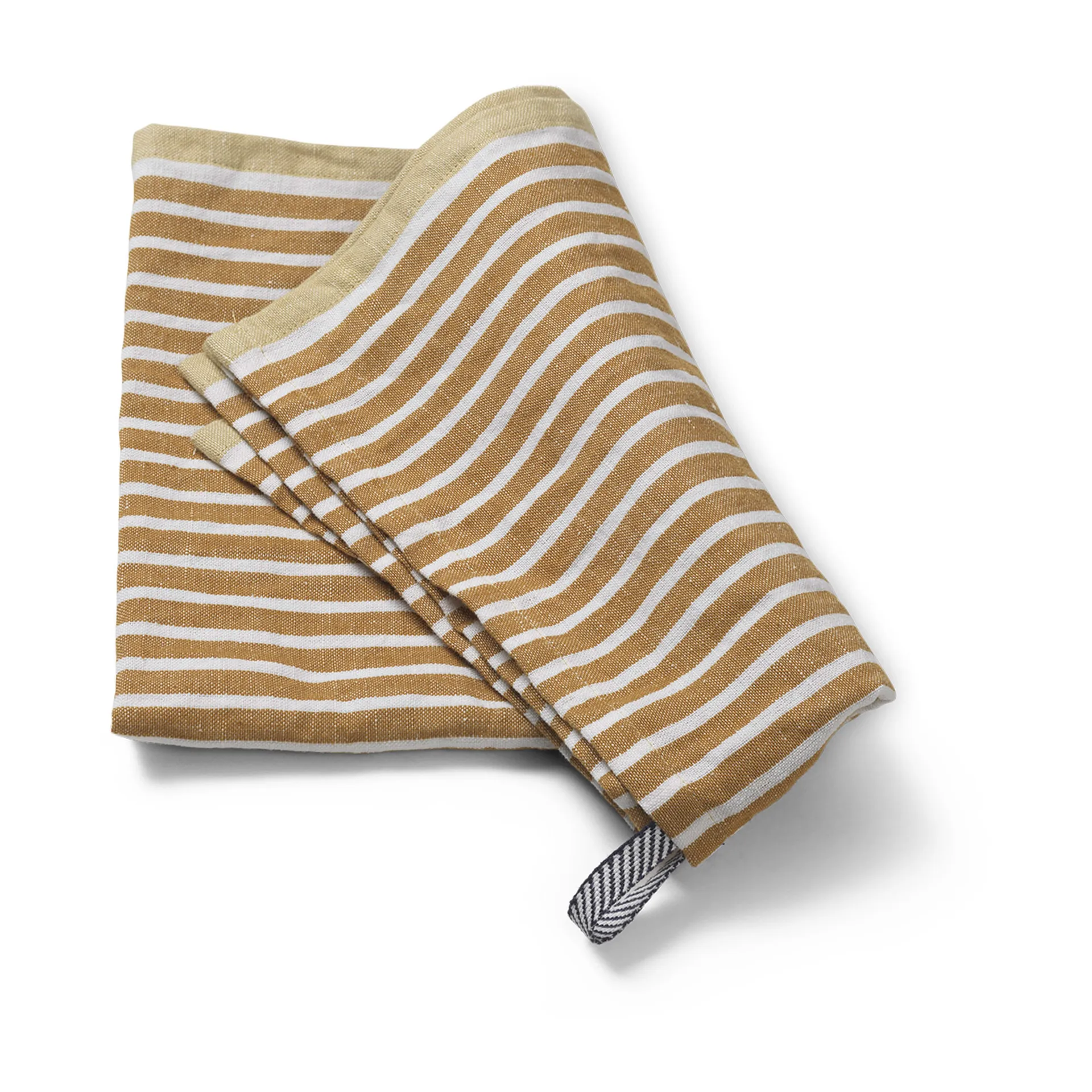 Serviette de cuisine Hale 50x70 cm, Golden brown-silver fern Ferm Living