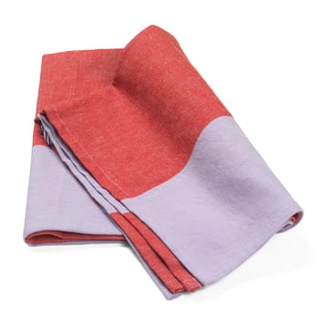 Serviette de cuisine Hale 50x70 cm - Red-lilac - ferm LIVING