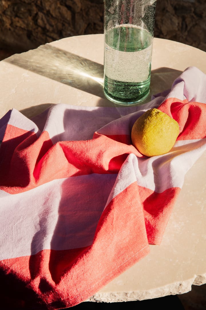 Serviette de cuisine Hale 50x70 cm, Red-lilac Ferm Living