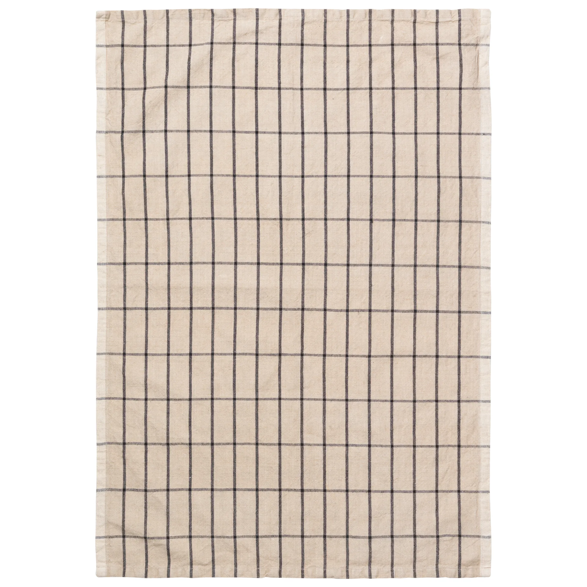 Serviette de cuisine Hale 50x70 cm, Sable-noir Ferm Living