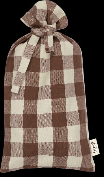 Serviette en coton Bothy Check 40x40 cm Lot de 4 - Cinnamon-grey green - ferm LIVING