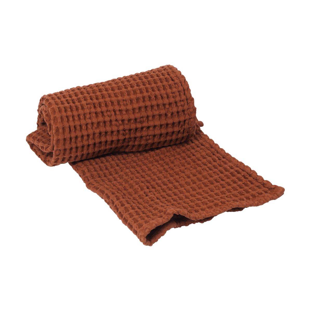 Ferm Living Serviette Organic 50x100 cm Brown Clay | Design Scandinave | Serviettes de toilette | Marron