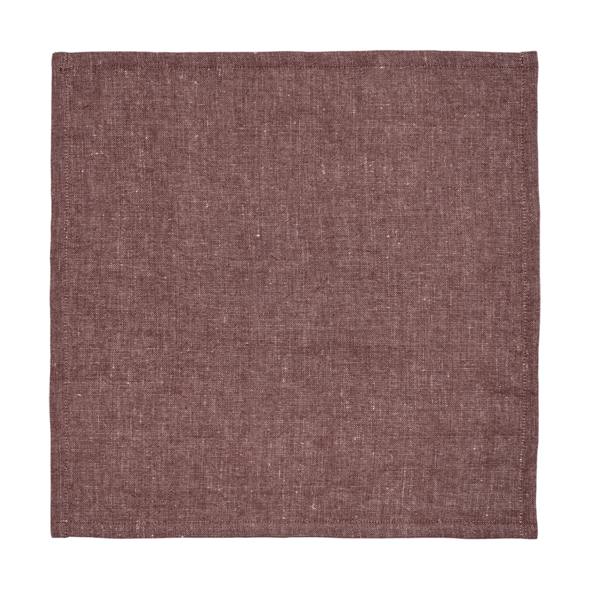 Serviettes Hale lot de 4, Châtaigne, 35x35 cm Ferm Living