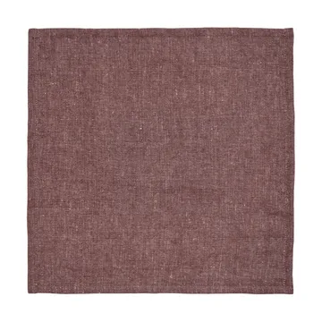 Serviettes Hale lot de 4 - Châtaigne, 35x35 cm - Ferm Living