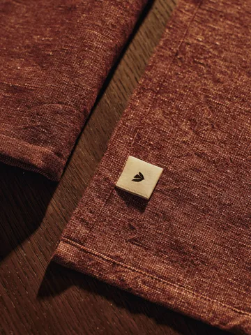 Serviettes Hale lot de 4 - Châtaigne, 35x35 cm - Ferm Living