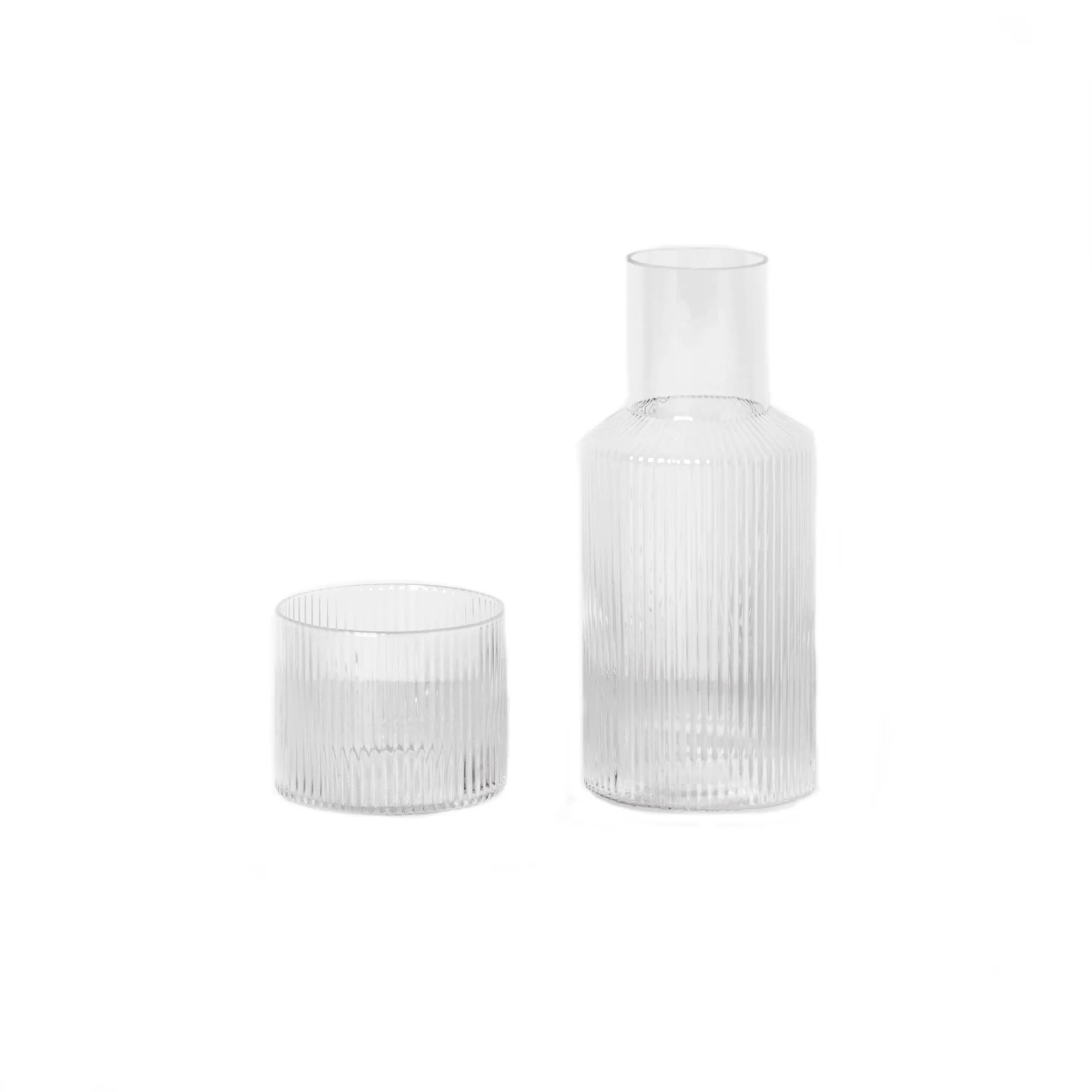 Set carafe Ripple small , clair Ferm Living