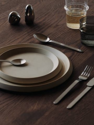 Set de couverts Stelo, 4 pièces - Brushed Stainless Steel - Ferm Living