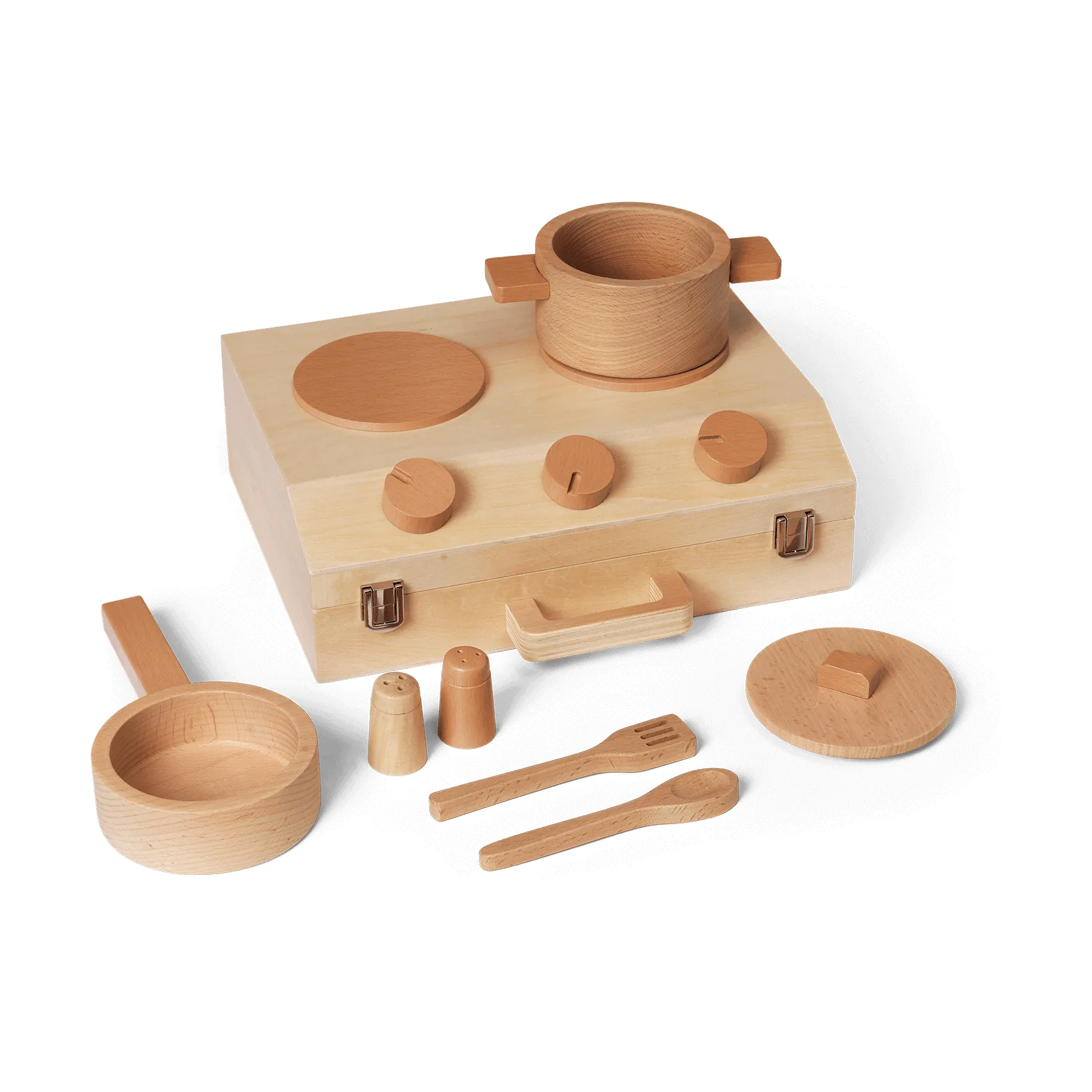 Set de cuisine Toro Suitcase Kitchen pour enfants, Natural Ferm Living