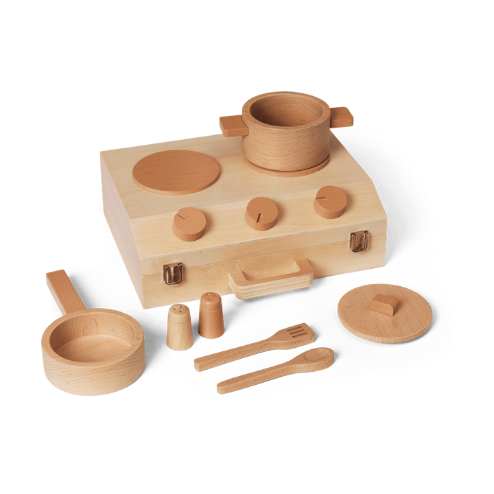 Set de cuisine Toro Suitcase Kitchen pour enfants - Natural - Ferm Living