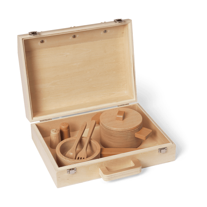 Set de cuisine Toro Suitcase Kitchen pour enfants, Natural Ferm Living